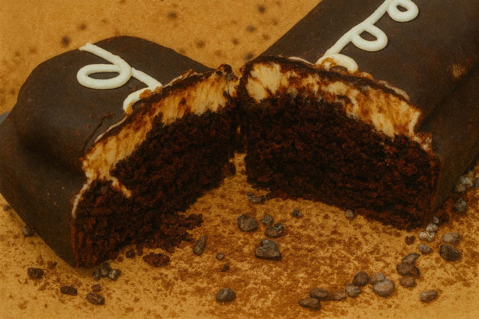 Cream-Filled Chocolate Tea Cake - Image 2