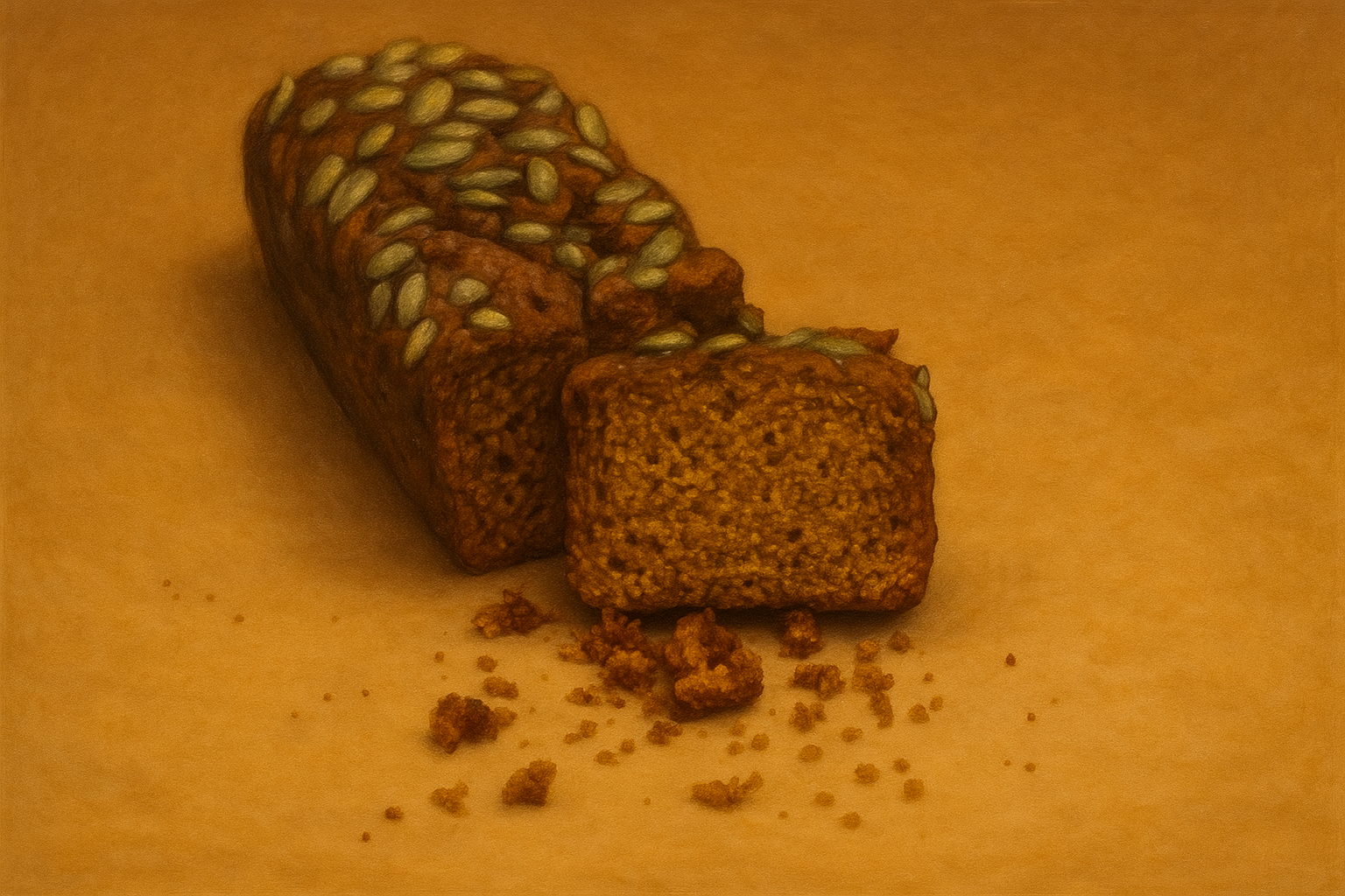 Pumpkin Pepita Tea Cake