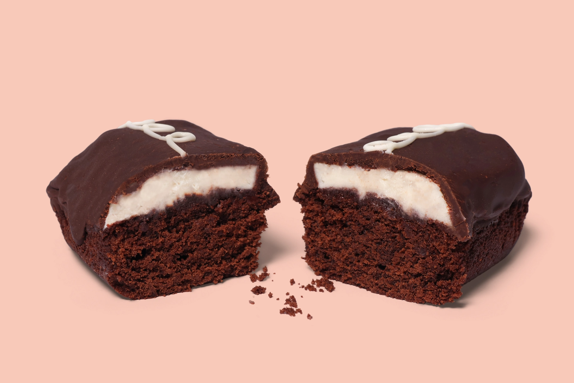 Cream Filled Chocolate Tea Cake